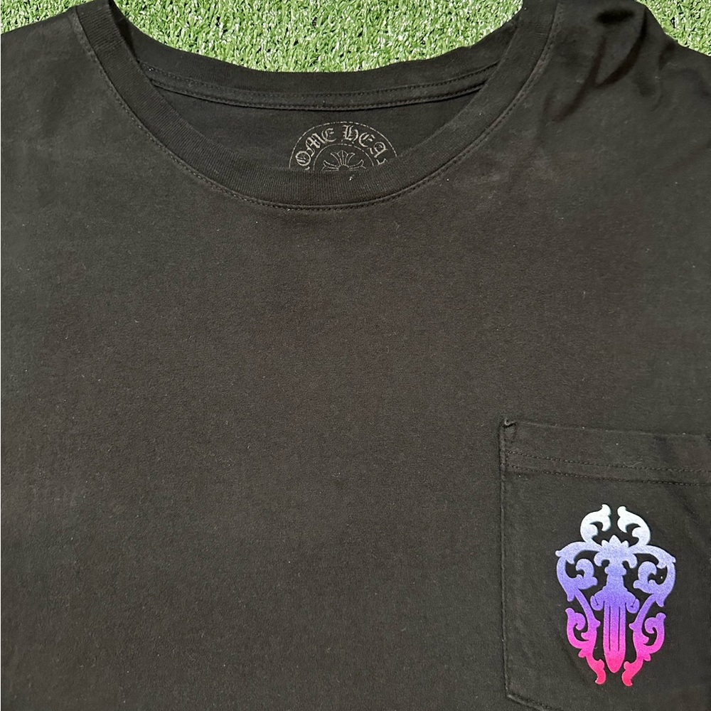 Chrome Hearts gradient, dagger, horseshoe Long Sleeve Shirt - Picture 7 of 8